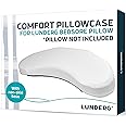 Lunderg Comfort Focused Pillowcase Replacement for Bedsore Pillow Positioning Wedge - Premium Comfort Fabric - Pillow NOT Included