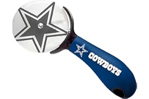 SPORTSVAULT The Sports Vault NFL Dallas Cowboys Pizza Cutter Team Color, 7.9” x 3.1”