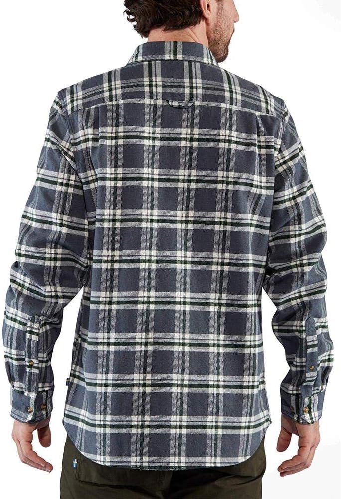 Fj/&auml;llr/&auml;ven /&Ouml;vik Heavy Flannel Shirt M Camicia Uomo