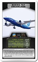 Top Trumps Passenger Planes Card Game educational pack 30 cards view 4