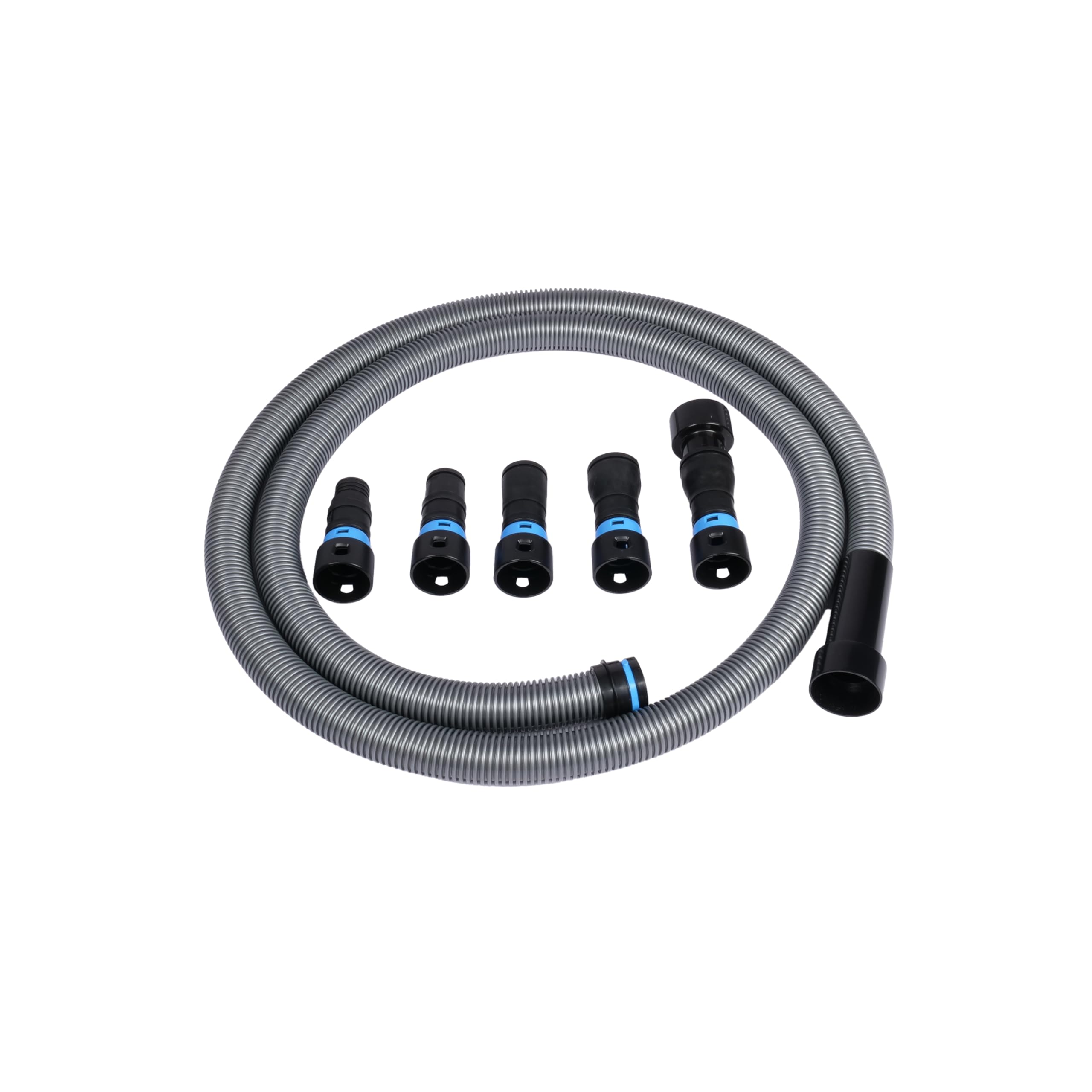 Cen-Tec Systems 94698 Quick Click 10 Ft. Hose for Home and Shop Vacuums with Expanded Multi-Brand Power Tool Adapter Set for Dust Collection Image Cen-Tec Systems 94698 Quick Click 10 Ft. Hose for Home and Shop Vacuums with Expanded Multi-Brand Power Tool Adapter Set for Dust Collection Image