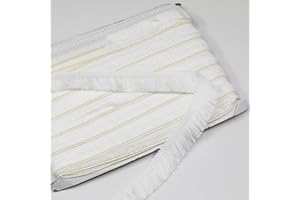 dlboboai White Fringe Tassel Trim Lace Polyester Macrame Tassel lace 27 Yards 25 mm Wide for Sewing Crafts Clothing Curtains Accessories Lampshade Home DIY Decoration (White,25 mm Wide)