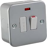 Knightsbridge M6300N Metal Clad 13A Switched Fused Spur Unit with Neon 230 V