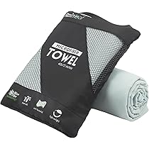 OlimpiaFit Serviette à Séchage Rapide – Lot De 3 Serviettes De Voyage En Microfibre Légère Avec Sac – Ensemble De Serviettes à Séchage Rapide Pour Le Camping, La Plage, La Gym, La