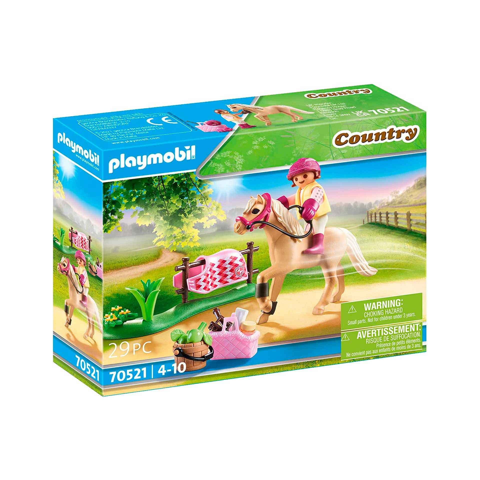 Playmobil 70521 Collective Pony - German Riding Pony, Fun Imaginative Role-Play, PlaySets Suitable for Children Ages 4+
