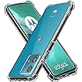 USTIYA Case for Motorola Moto Edge 40 Neo Clear TPU Four Corners Protective Cover Transparent Soft