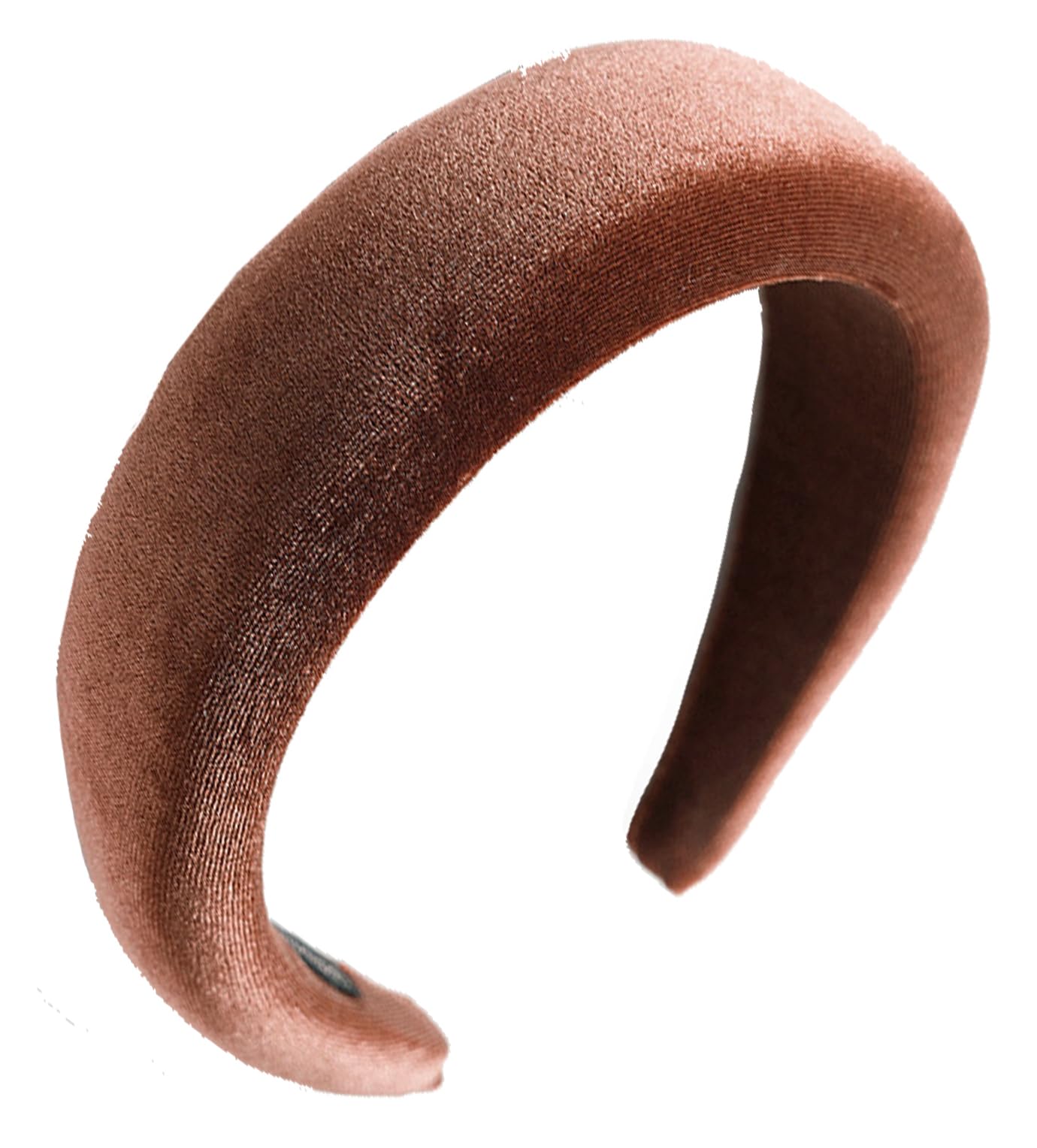 scicent Women's Wide Plain Headbands Fashion Turban Brown Headband Elastic Hair Band Hair Accessories for Ladies Girls 7805 — image 1