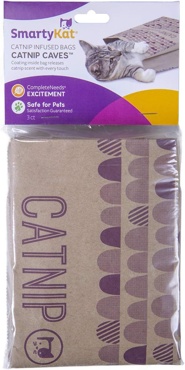 SmartyKat Catnip Caves Infused Bags, Set of 2 (9318) Amazon.ca Pet