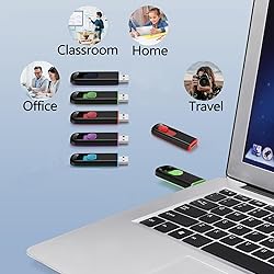 MAKACTUA 5 Pack 32GB USB Flash Drive, USB 2.0