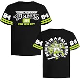 Ninja Turtles T-Shirt (Sets) Michelangelo Leonardo Raphael Donatello TMNT Outfit Costume Tee Toddler Birthday to Kids Clothes