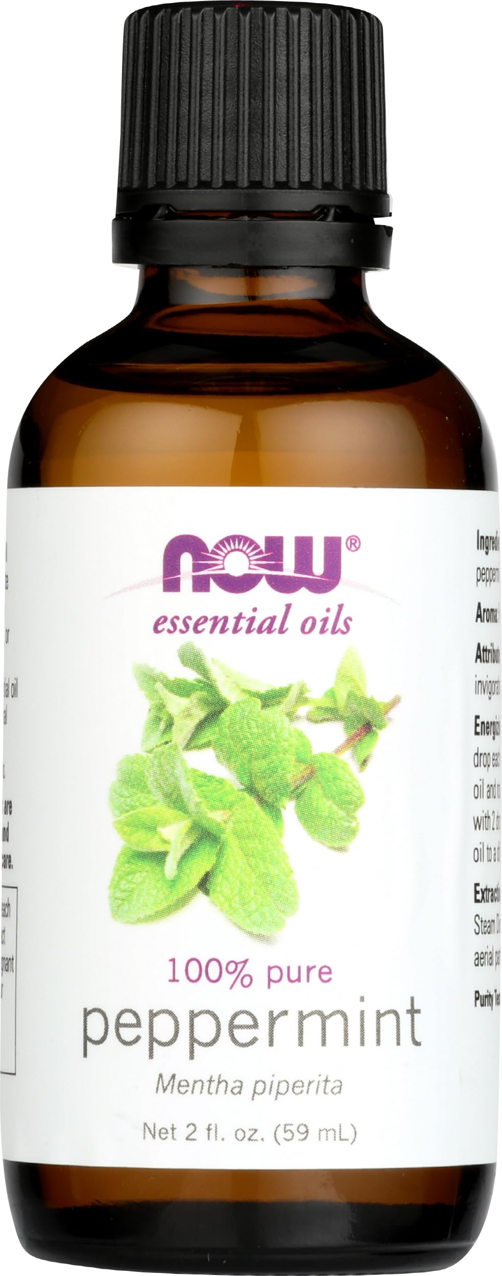 NOW Foods Essential Oil, Peppermint Oil - 59 ml.