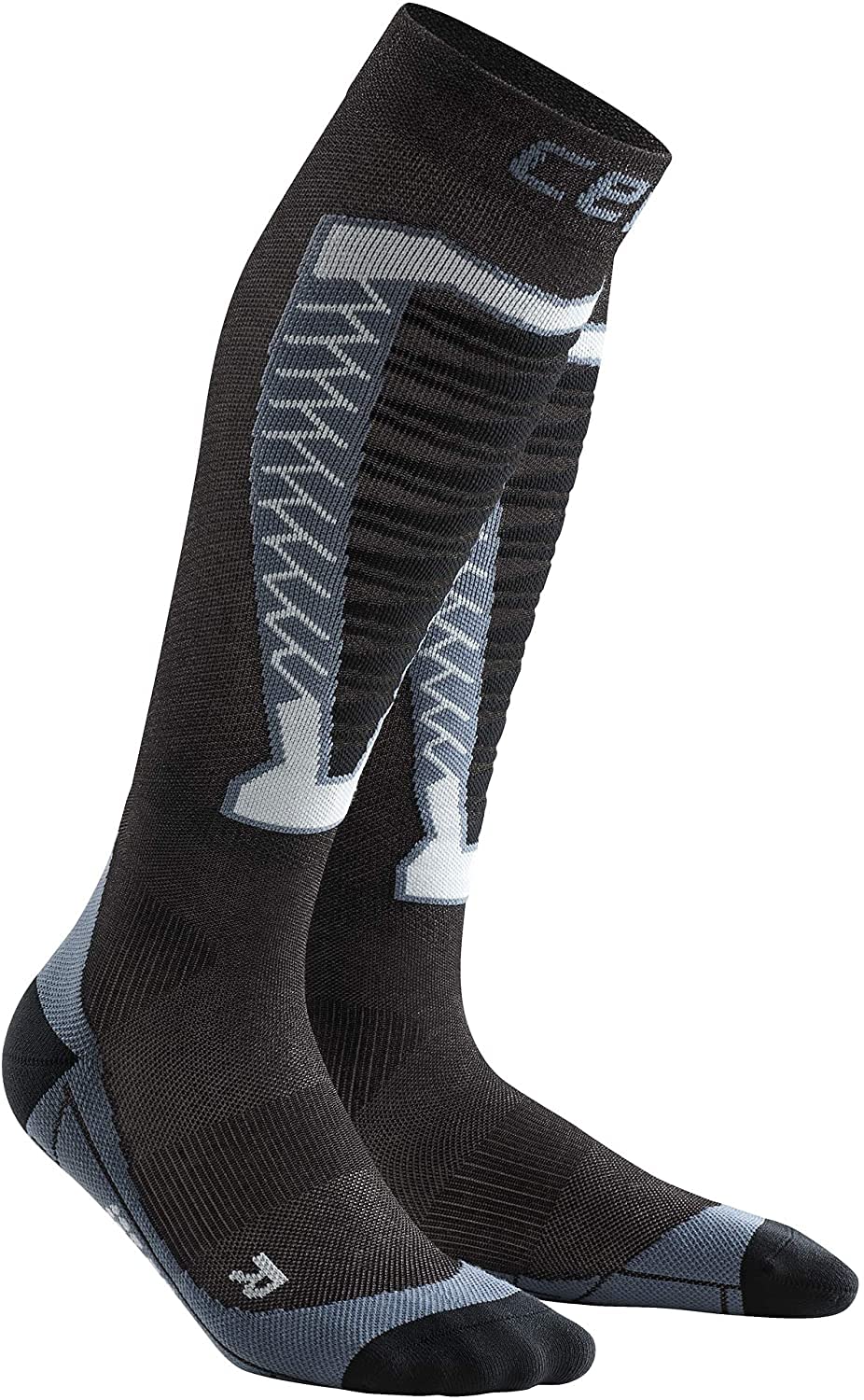 CEP Obstacle Run Compression Socks Anthracite Mens