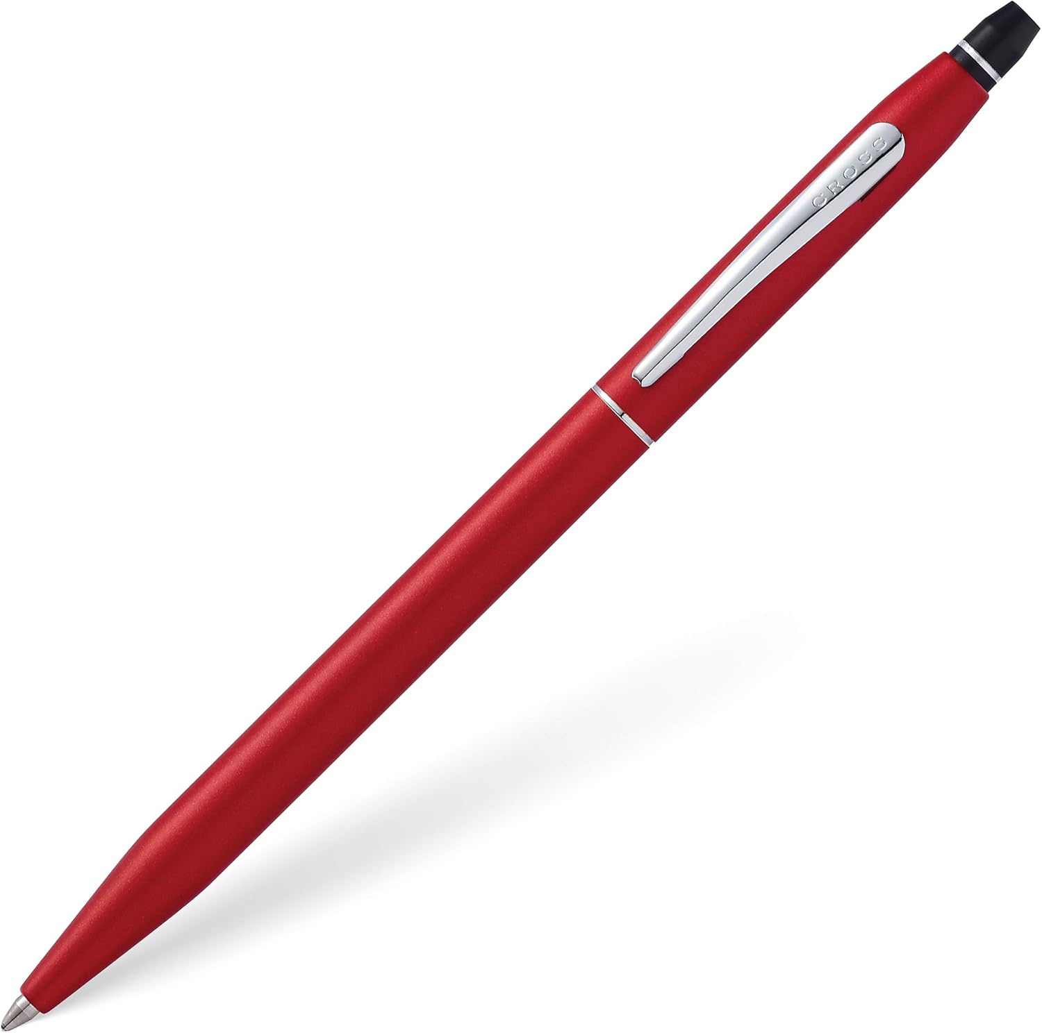 Cross Click Crimson Red Lacquer Ballpen with Chrome Appointments Item# AT0622-119