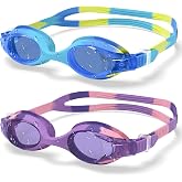 Aegend Swimming Goggles for Kids 3-8 Anti-UV Anti-Leak for Swimming | Anti-Fog Comfort Fit Swim Goggles for Kids Toddler Boys Girls Ideal for Pool, Beach, Swim Lessons, Vacation