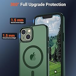 SUPFINE Magnetic for iPhone 15 Plus Case & iPhone