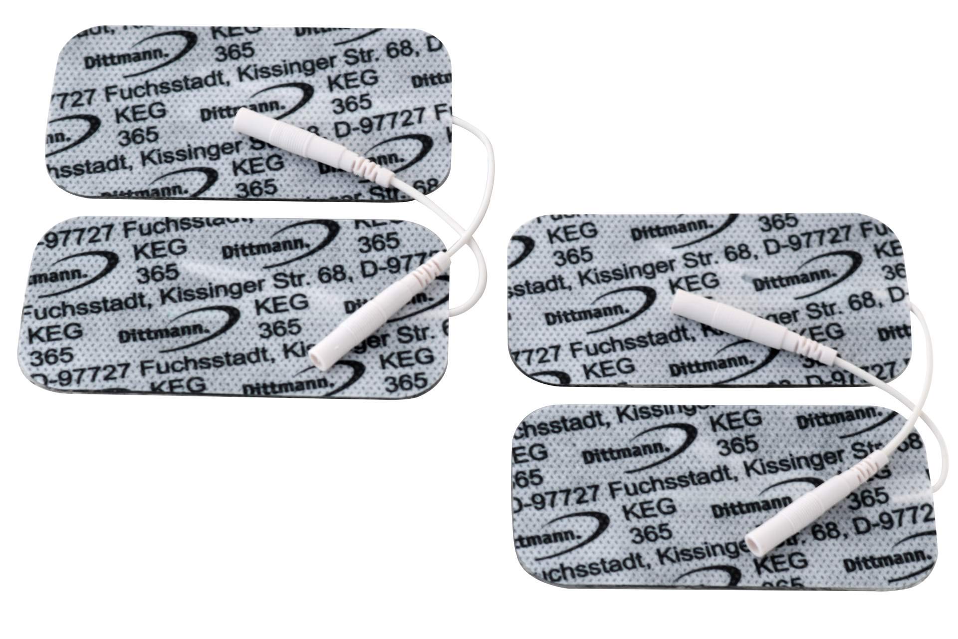 Dittmann Health 8x4 Adhesive electrodes for Legs/Back and Buttocks