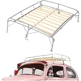 KUAFU Roof Cargo Rack Compatible with All Volkswagen Beetle VW Type 1 Bugs | Rooftop Storage Rack Cargo Carrier Basket Car Top Luggage Holder