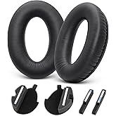 A20 Ear Pads Replacement, GVOEARS Ear Cushions Cover for Bose A20 Aviation Headset with High Density Memory Foam (Black)