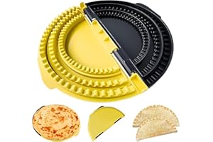 Wrap Maker Sealer and Quesadilla Maker, Tacos Tortilla Crimper, Removable & Adjustable 6"-8''-10" Crust for Burritos, Tacos, 