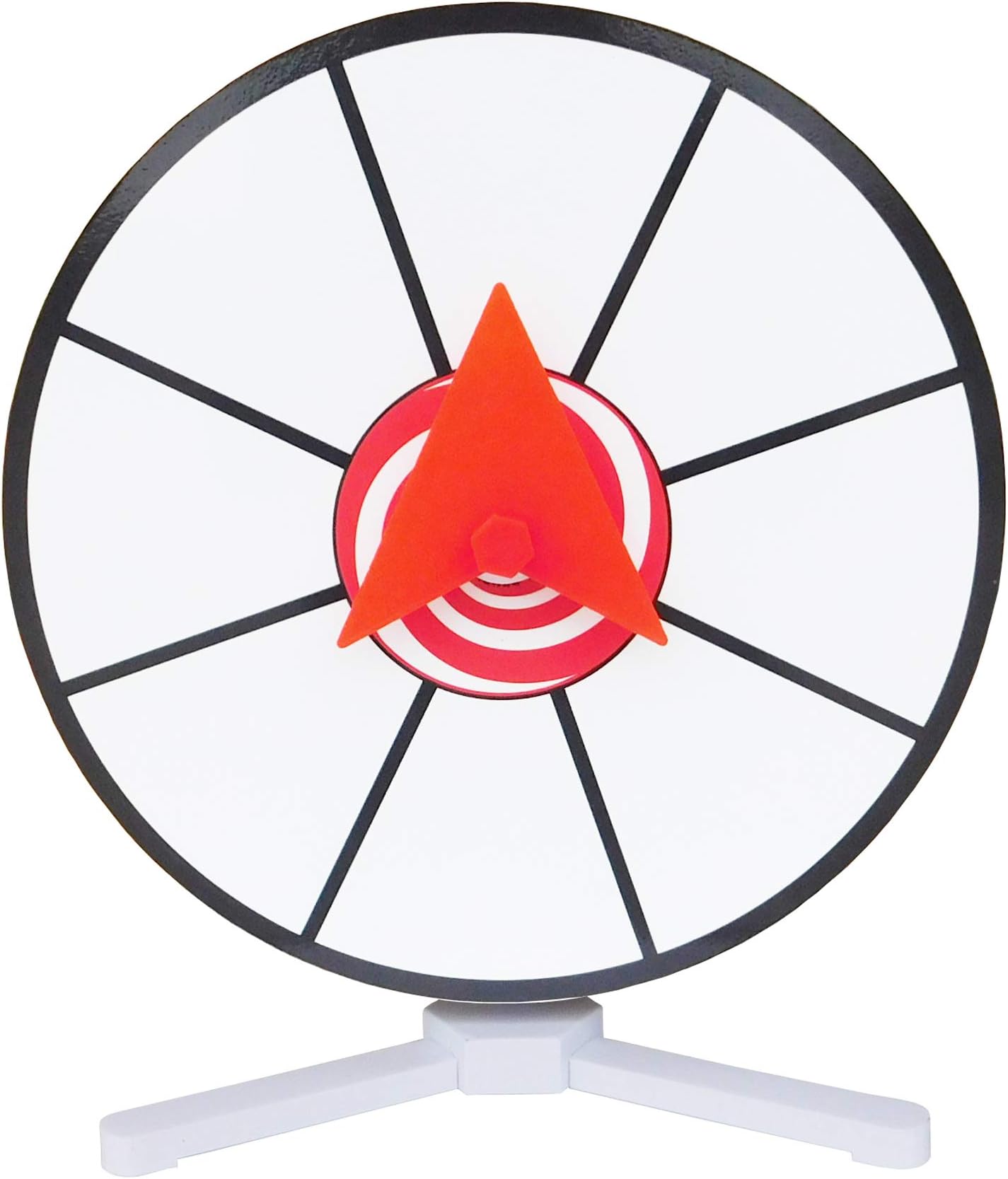 Prize Wheel 12” White Dry Erase Face Spinner for Table Top