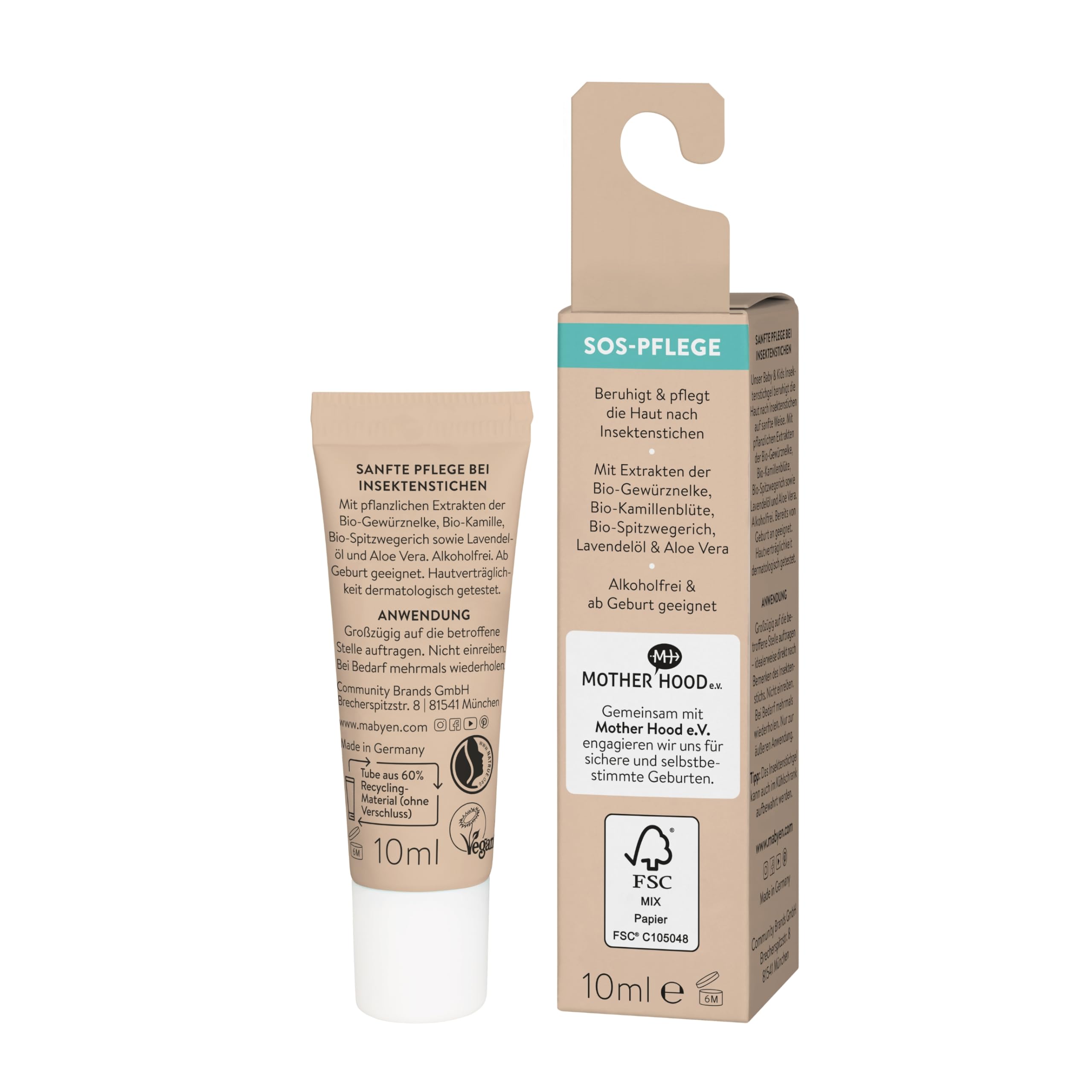 MABYEN Insektenstichgel für Babys und Kinder ab Geburt, alkoholfrei, 2x10ml 9