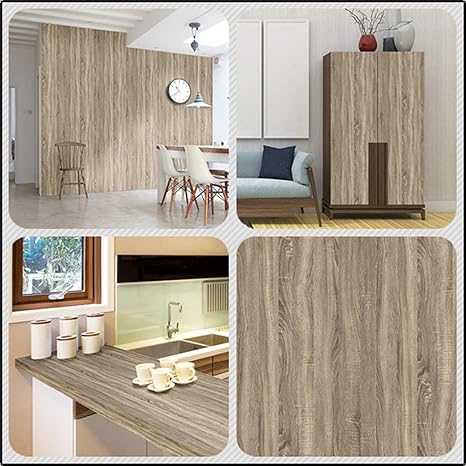 Amazon Co Jp 自己接着木目壁紙のために台所フィルム修理さ服クローゼットのドア家具のホームオフィスウォールステッカー Sa 05a 60cmx2m ホーム キッチン