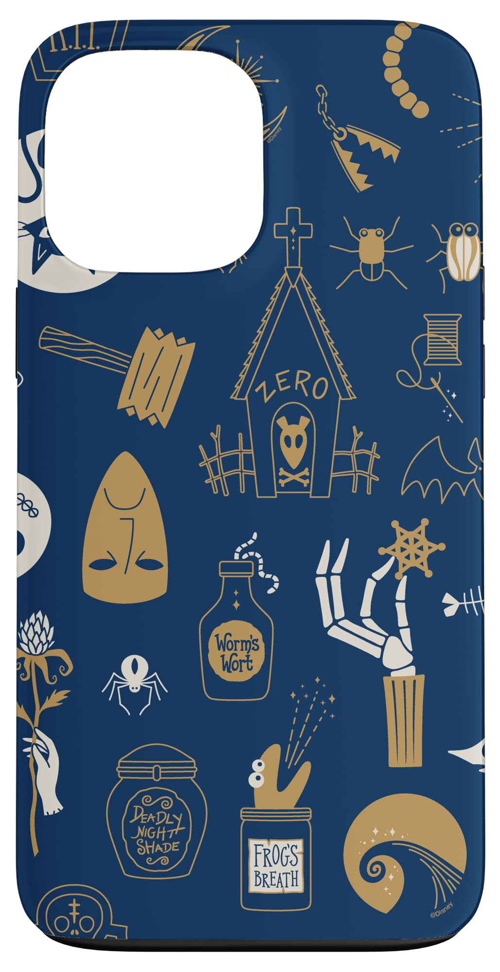 Disney The Nightmare Before Christmas Mystic Halloween Icons Case for iPhone 13 Pro Max