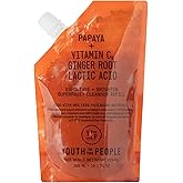 Youth To The People Superfruit Facial Cleanser - Papaya + Vitamin C Gentle Exfoliating Face Wash, Cellular Skin Renewal with AHA + BHA, Evens Skin Tone & Texture for Soft + Radiant Skin, Sulfate-free