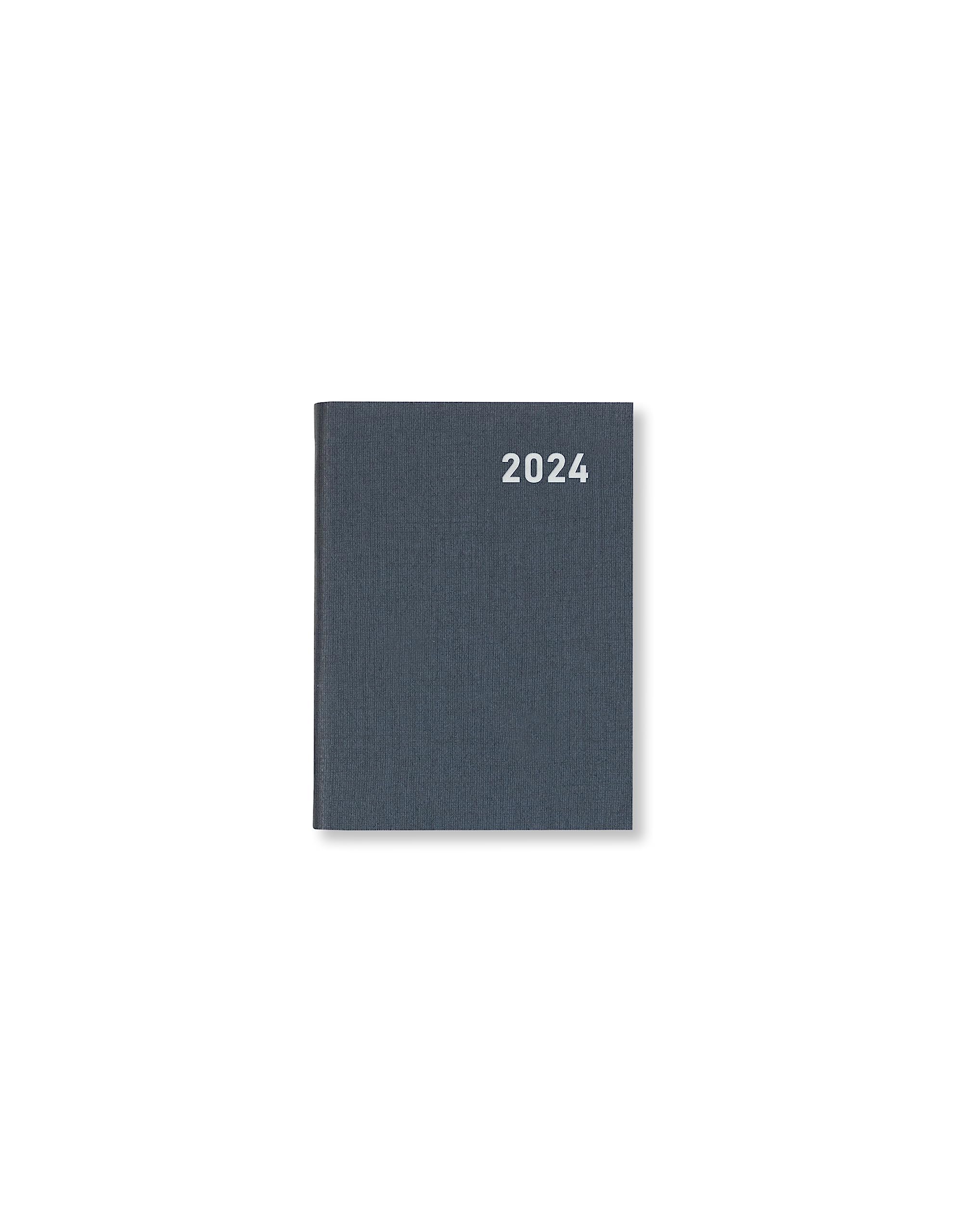 Letts Principal Mini Pocket week to view 2024 grey diary