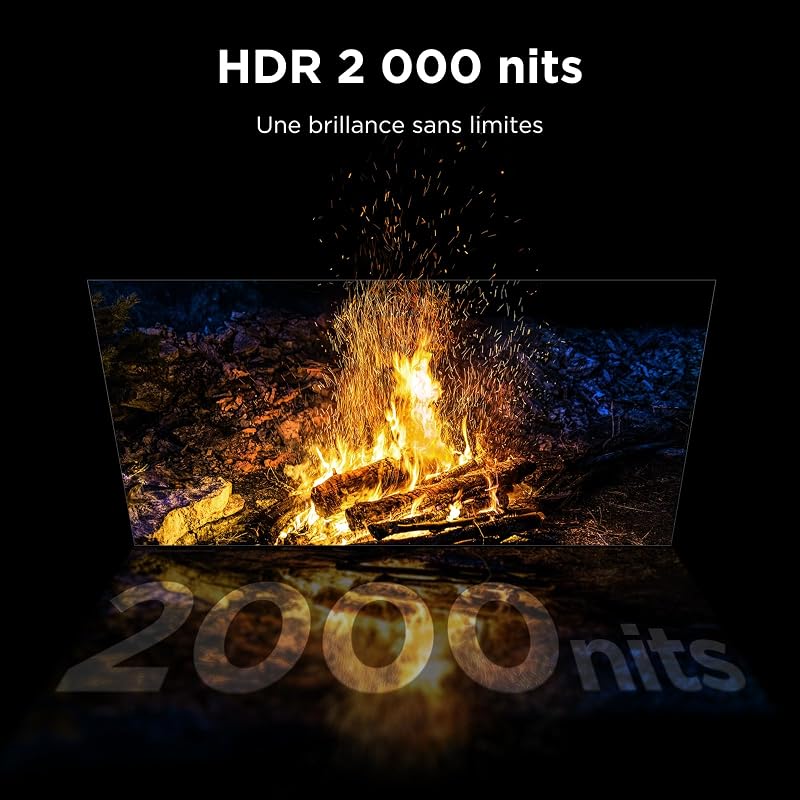 TV 75RM7L 75” RGB-Mini LED, 4K HDR 2000 nits, 1800 zonas de Color preciso, Google TV, Dolby Vision IQ y Atmos, 2.1 Onkyo, 144Hz, Apple AirPlay 2, Alexa