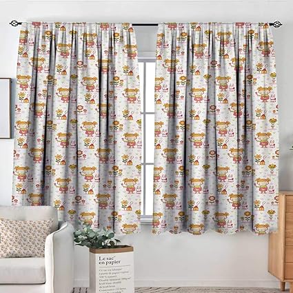 Amazon Com Baby Patterned Drape For Glass Door Children