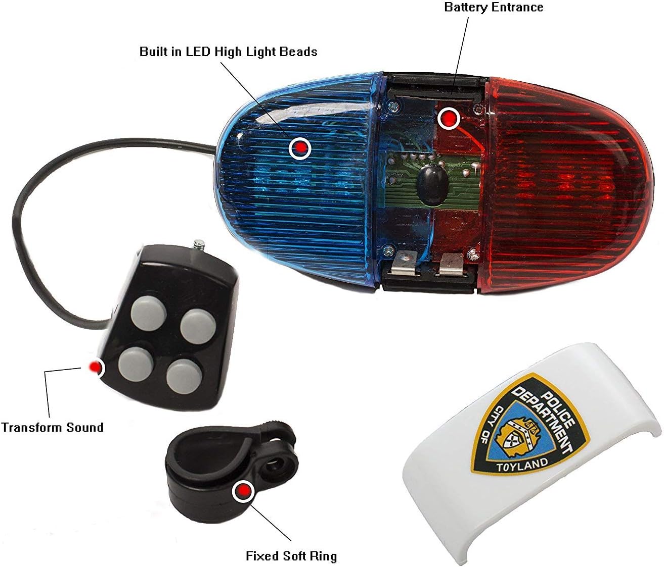 police bike lights amazon