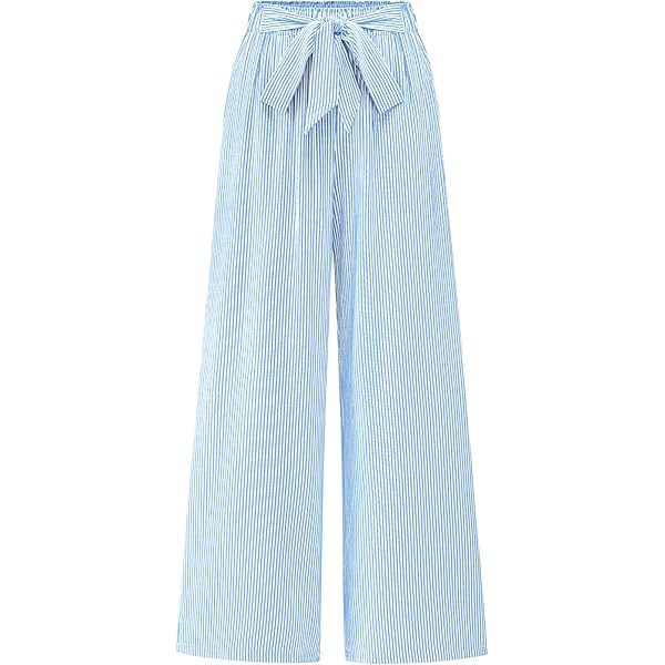 Vince Camuto Women's Wide Leg Elastic Pants with Drawstring Lake