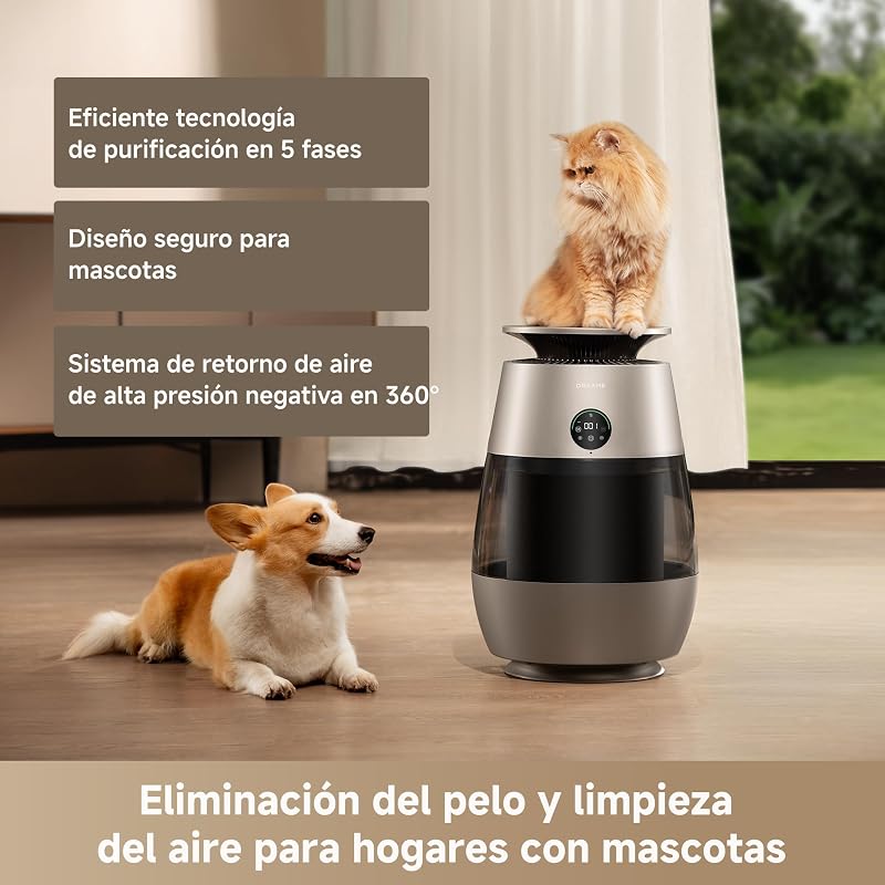 AP10 Purificador de Aire Para Hogares Con Mascotas, Aire Más Limpio