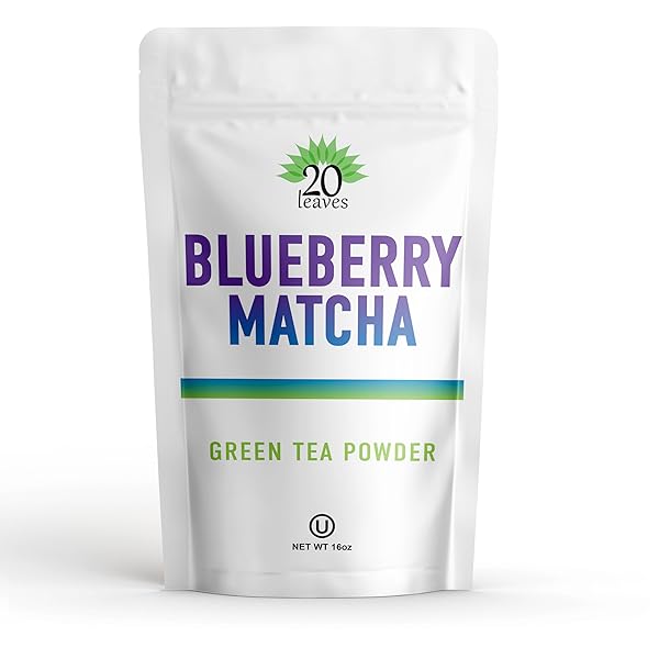 JAPANESE BLUEBERRY SWEET MATCHA POWDER WITH SPIRULINA –...