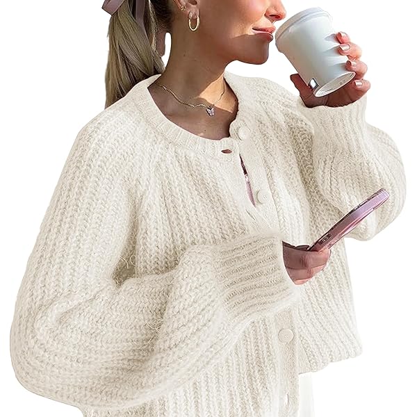 トップス muguet shell button loose knit cardigan トップス muguet shell button loose knit cardigan トップス