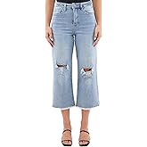 RFM Dylan High Rise Straight Cropped Fray Jeans with Built-in Tummy Control - Premium Stretchy Denim (Available in Plus)