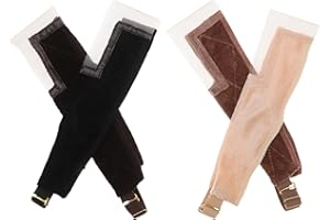 SOIMISS Velvet Elastic Adjustable Wig Grip Bands 4Pcs Non-Slip Headbands for Wig Installation and