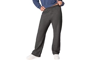 Hanes Women's Sweatpants, EcoSmart Fleece, Pocketless Open-Bottom Sweatpant, Regular & Petite