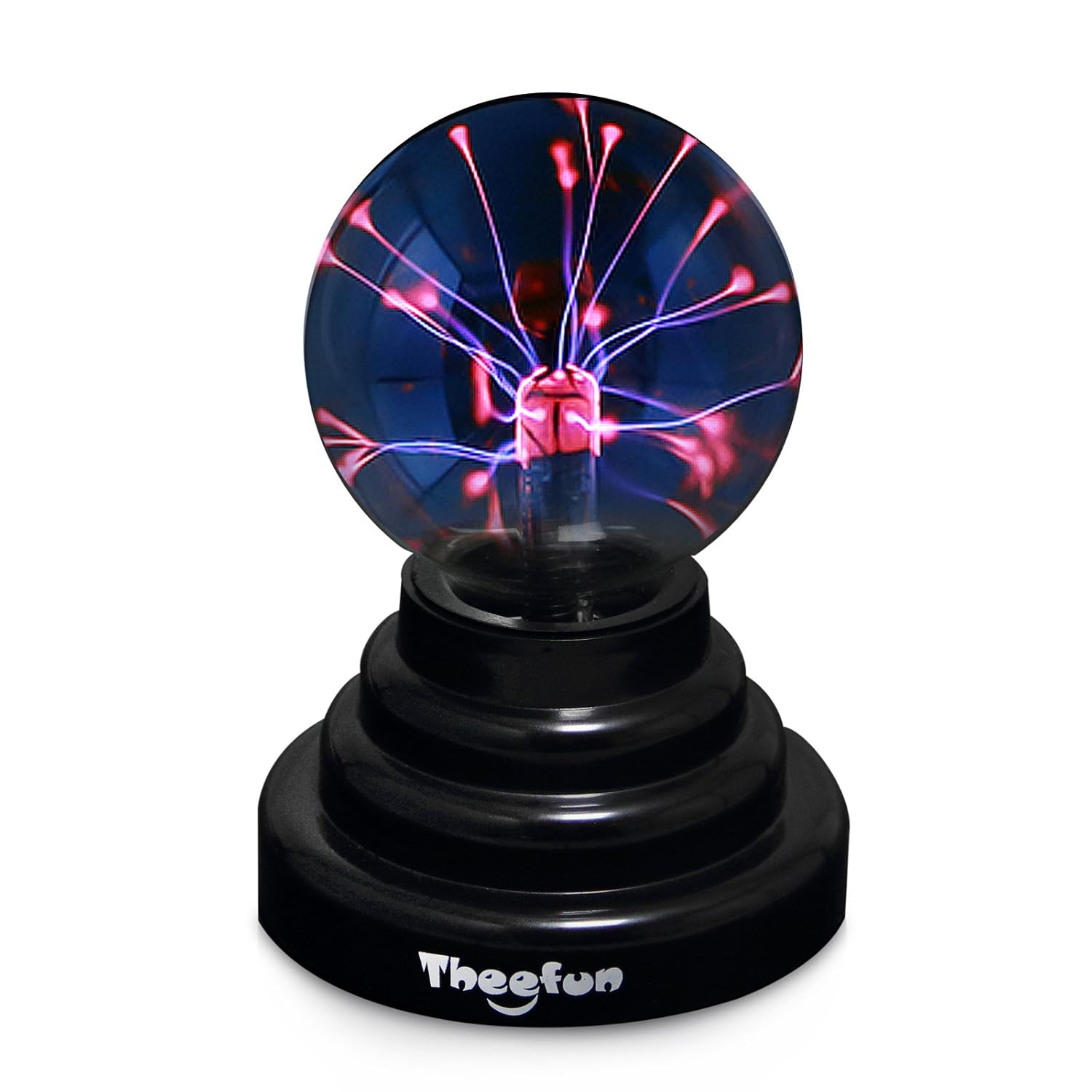 Theefun MB101 Magic Plasma Ball Lamp Light [Touch Sensitive] Nebula Sphere Globe Novelty Toy-USB Or Battery Powered