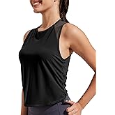 Pioneer Camp Women's Workout Tank Tops Mesh Panel Loose Fit Muscle Tank Athletci Sleeveless Yoga Running Shirts