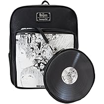 2点セット ビートルズ Revolver アルバム リュック&財布 Beatles Amazon.com: Loungefly Beatles Revolver Album Cover Mini