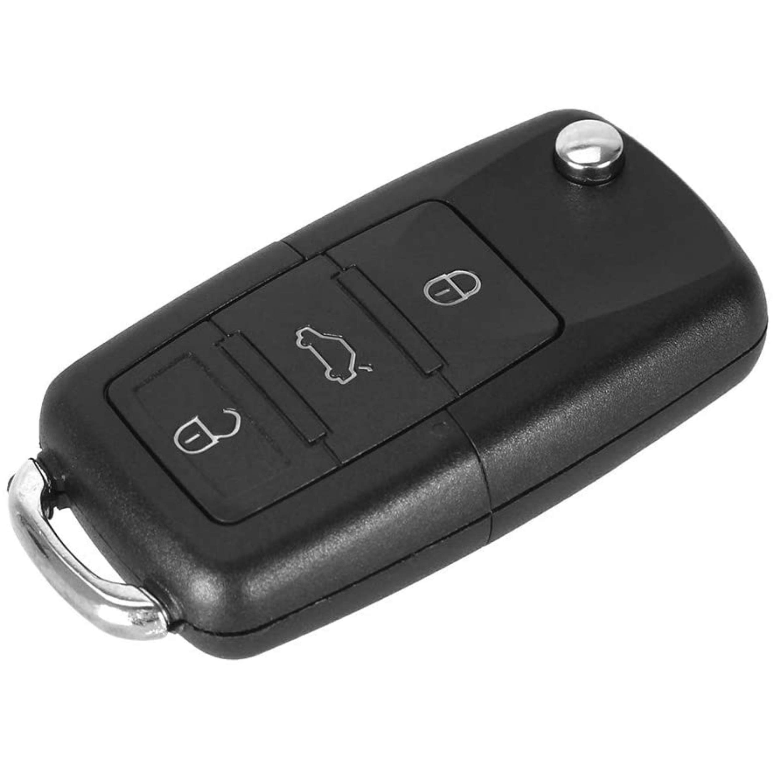 ENERGY01 3 Button Key Shell Case Compatible with VW MK4 Bora Golf 4 5 6 Passat Polo Bora Touran