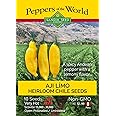 Aji Limo Pepper Seeds- Spicy Andean Chile with Lemony Flavor - Non-GMO