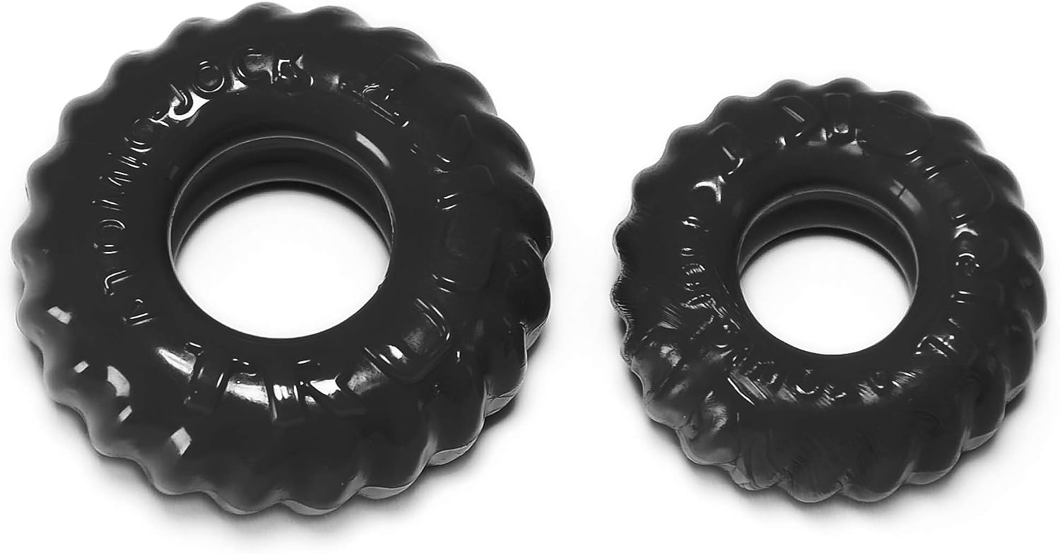 OXBALLS Cock Ring Set, Black - Image 3