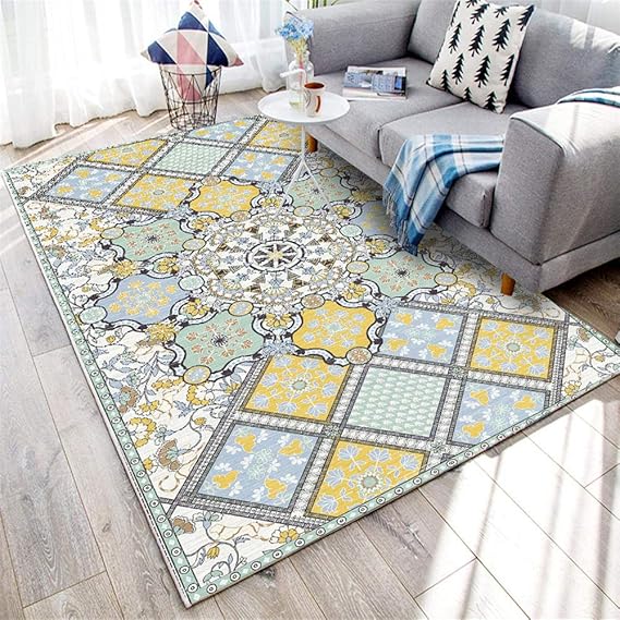 Amazon.de: super weich Retro Geometrie teppich draußen klassisches