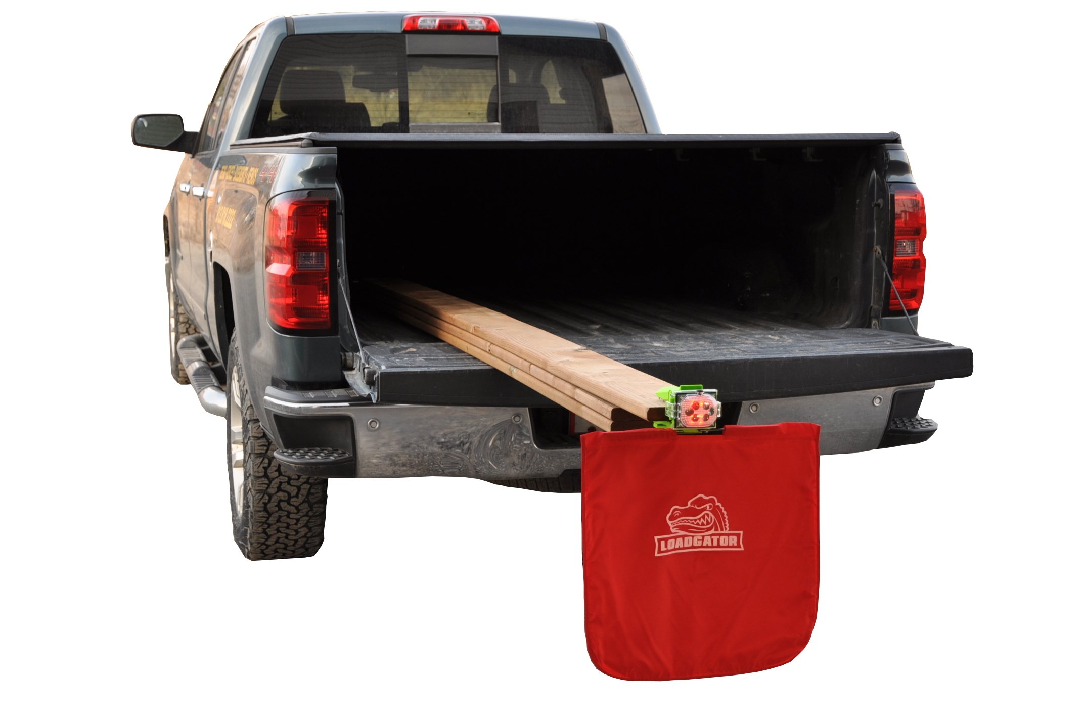 Safety Flag For Long & Wide Loads Bright LEDs for Nights and Poor