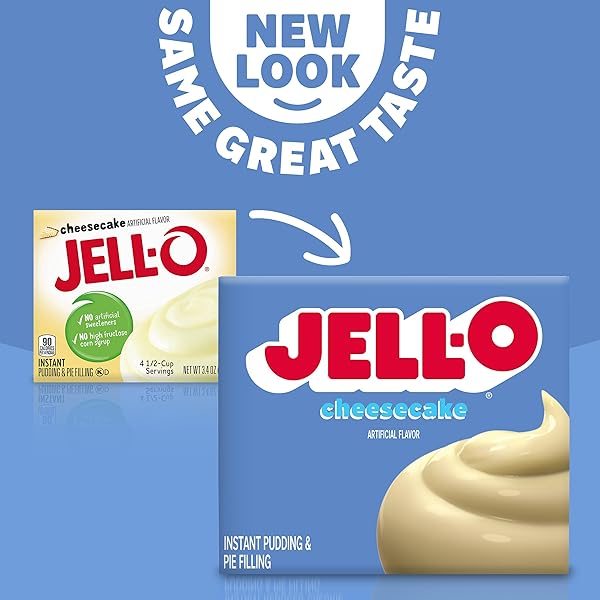 JELL-O CHEESECAKE INSTANT PUDDING & PIE FILLING MIX, 3.4 OZ BOX