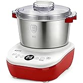 AIZIYO DoughChief, 7.4QT Dough Mixer, Dough Maker with Ferment Function, Bread Maker with 304 Stainless Steel Bowl, Removeable lid, Touch Panel Control, Proofing Box for Pizza &amp; Bread