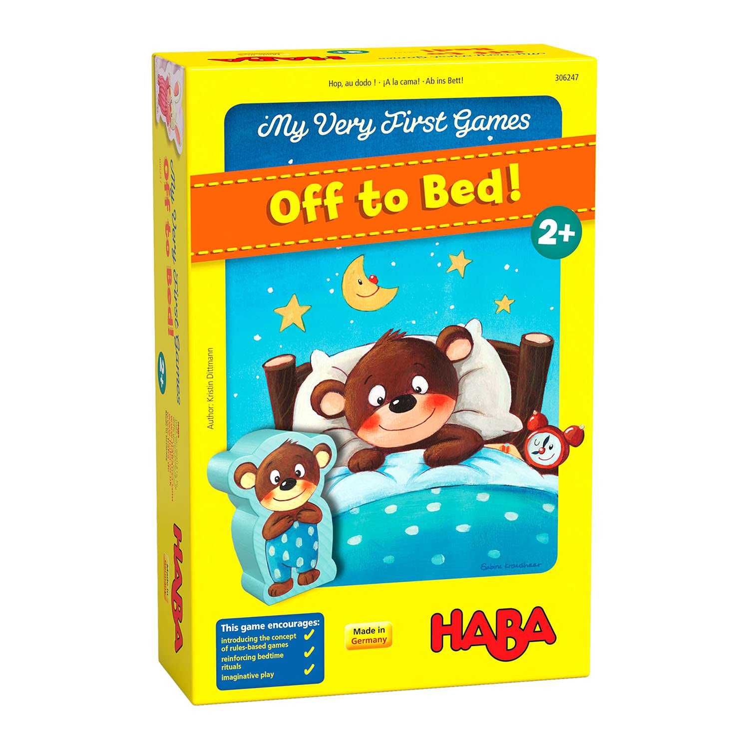 HABA My Very First Games - Off to Bed! The Game That Makes Toddler Bedtime Routines Fun - Ages 2+